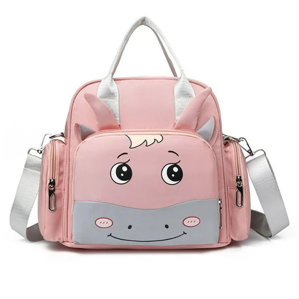 Luxury Multi-function Mother Backpack Cartoon Waterproof Diaper Bag Fashion Mummy Baby Bag
