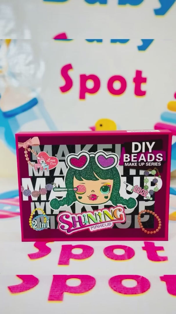 💄&nbsp;Kids' Makeup Kit with Stylish Bag – Sparkle &amp; Play!&nbsp;✨👛

Let your little one explore creativity with this&nbsp;2-in-1 Makeup &amp; Jewelry Kit, designed for endless fun and imaginative play.

🔹&nbsp;Features:
🎀&nbsp;Adorable &amp; Portable&nbsp;– Comes with a glittery bag for easy storage and carry.
💖&nbsp;Safe &amp; Kid-Friendly&nbsp;– Made with non-toxic, washable materials for worry-free play.
🌟&nbsp;Encourages Confidence &amp; Creativity&nbsp;– Helps kids express themselves through 