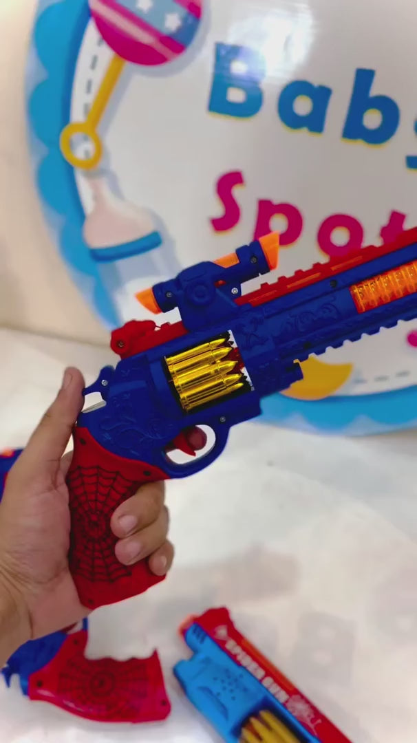 Spiderman Toy Gun with Lights – Action &amp; Adventure