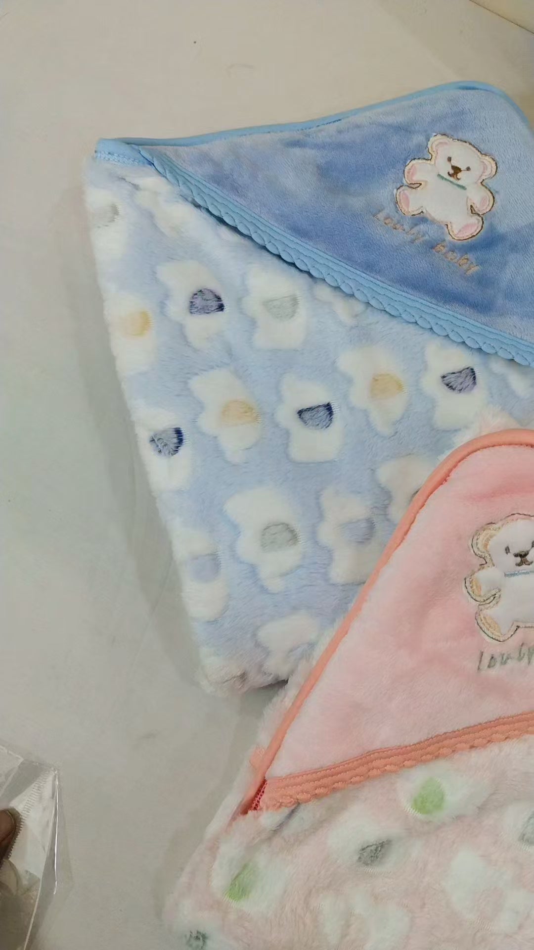 Baby Hooded Fleece Wrapping Sheets