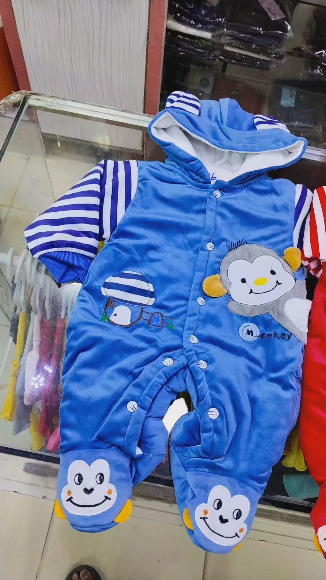 Quilted Velvet Baby Romper Collection