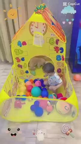 Wisdom pop up tent house yellow