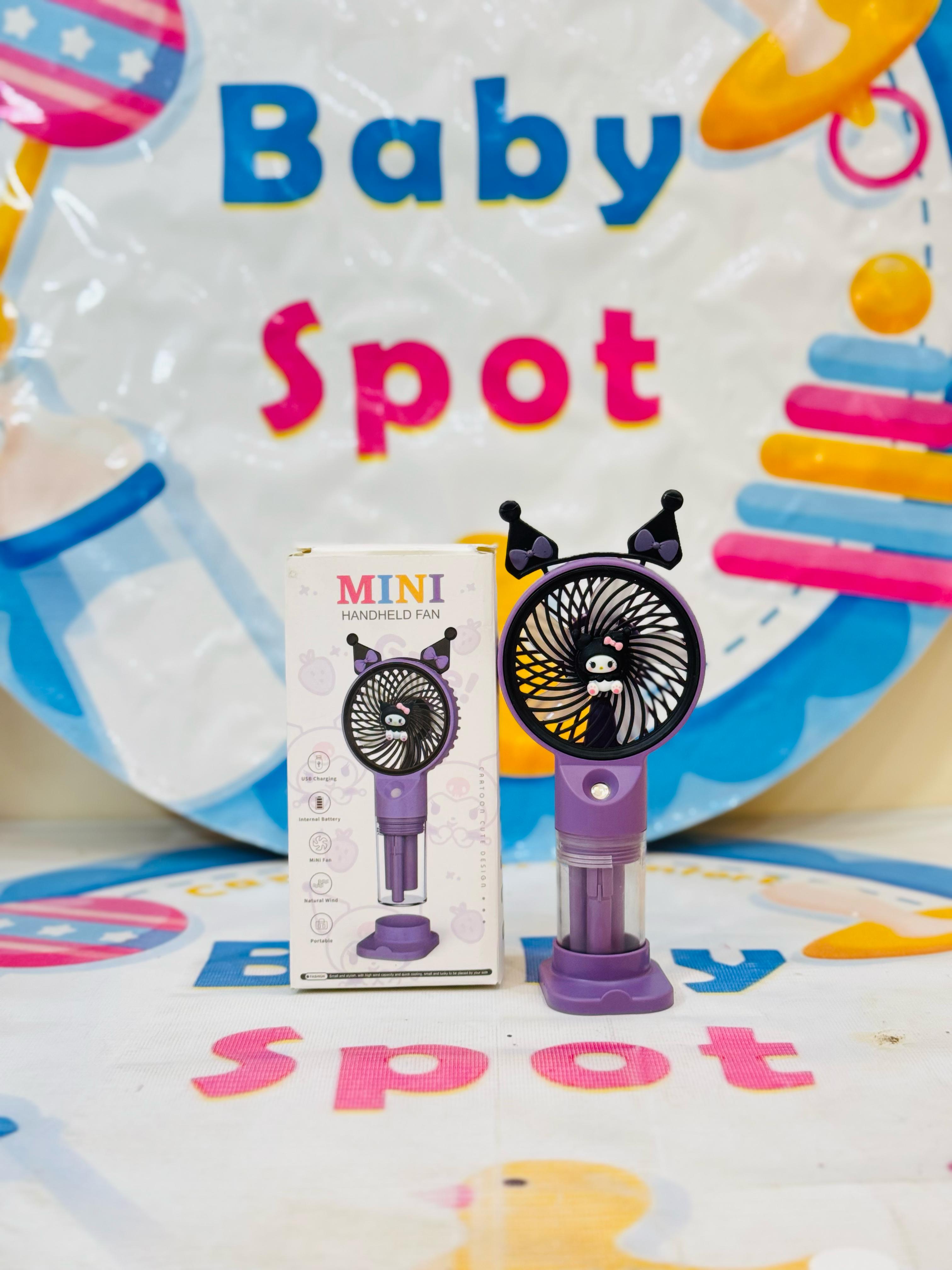 Imported Rechargeable Mini Electric Hand Fans

Cool Breeze On-The-Go!

Beat the heat with our cute and powerful mini electric fans, perfect for babies, moms & outdoor use – available in multiple fun designs & models!

Features:

Rechargeable & portable

Multiple stylish designs

Lightweight & baby-friendly

Ideal for strollers, diaper bags & travel

Perfect for:

Hot summer outings

Keeping your baby cool

Gifting & everyday use

Shop Now at: www.babyspotofficial.pk

Trusted Baby Store | Fast Delivery All O