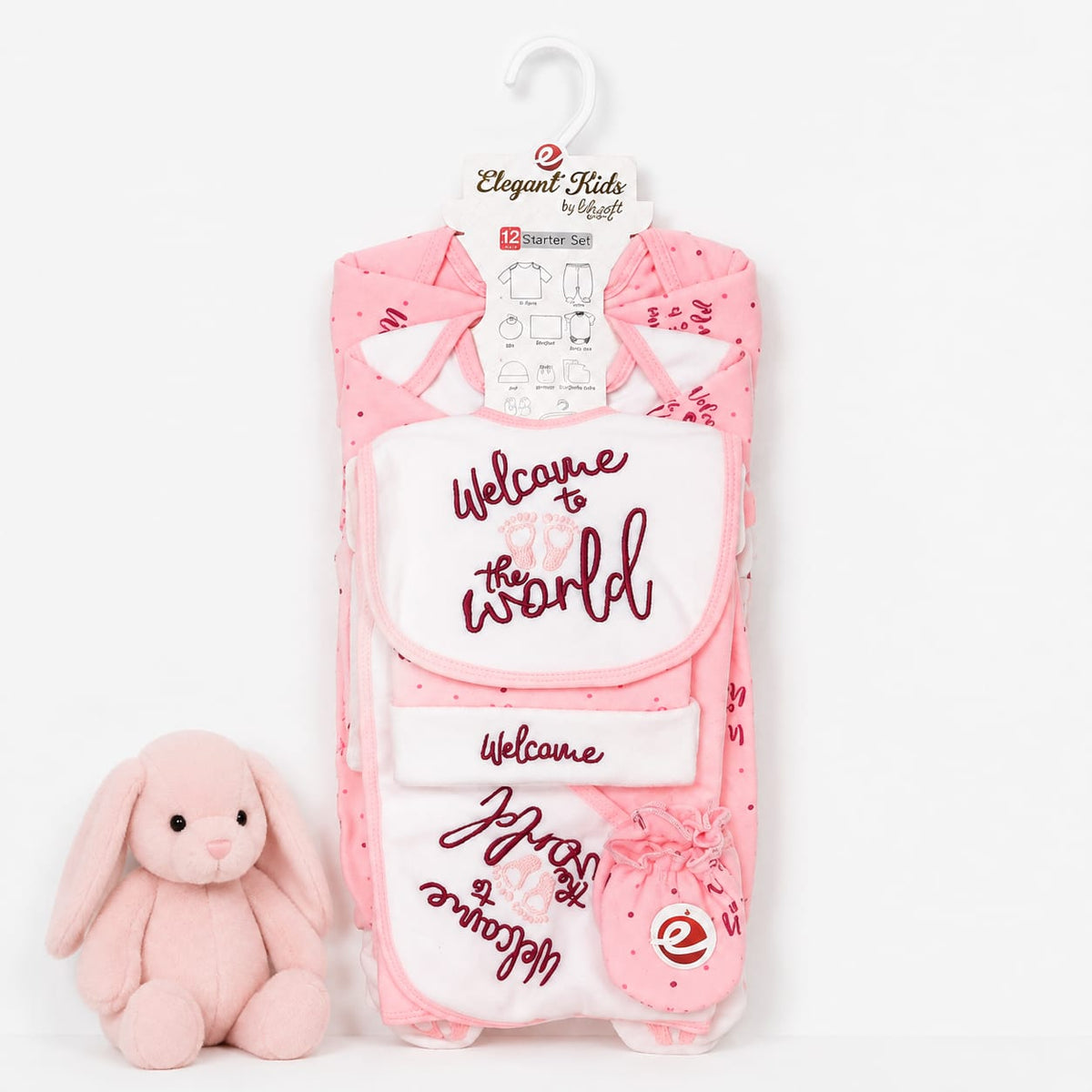 12 Pcs Winter fleece Baby Starter Set