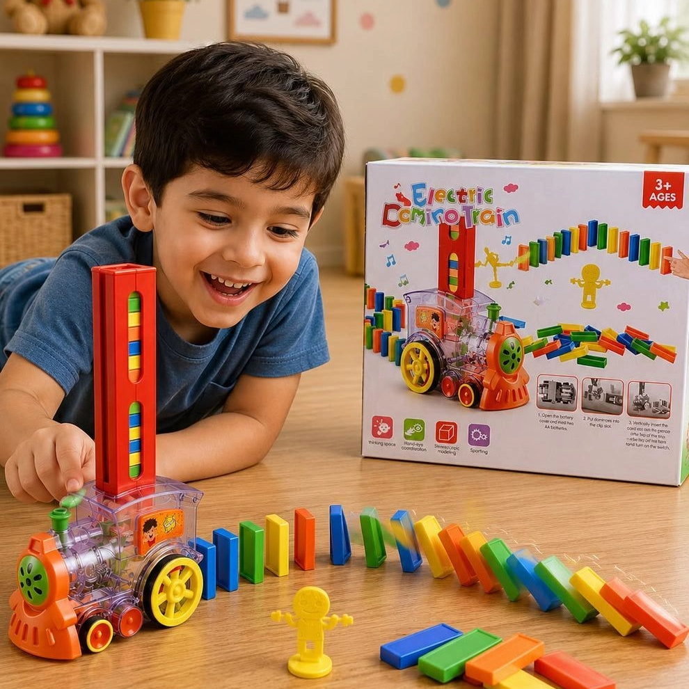 Domino Train Toy Set
