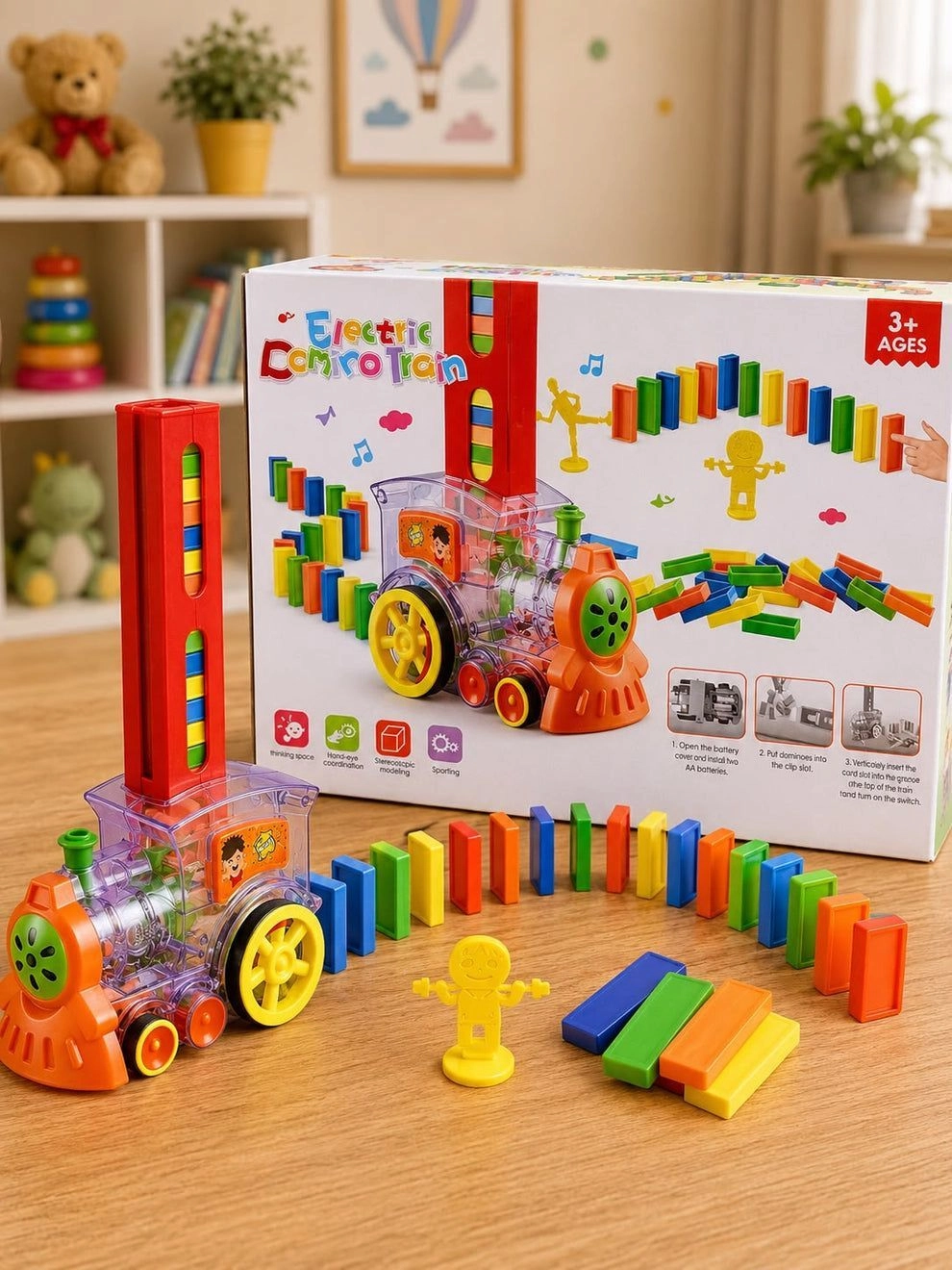 Domino Train Toy Set