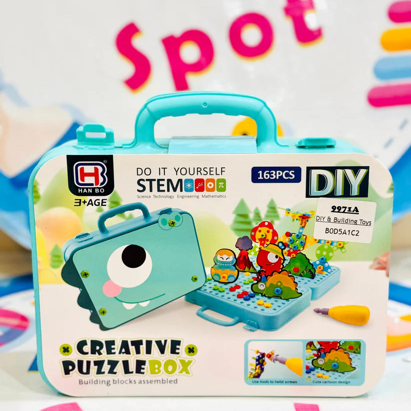 DIY CREATIVE PUZZLE TOOL BOX
