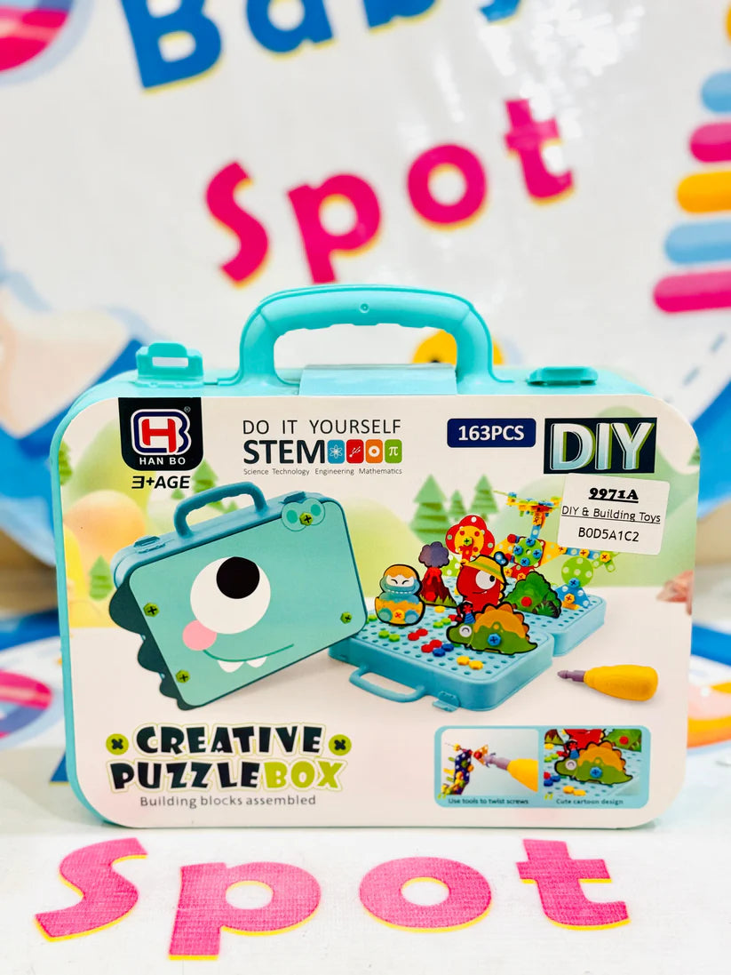 DIY CREATIVE PUZZLE TOOL BOX