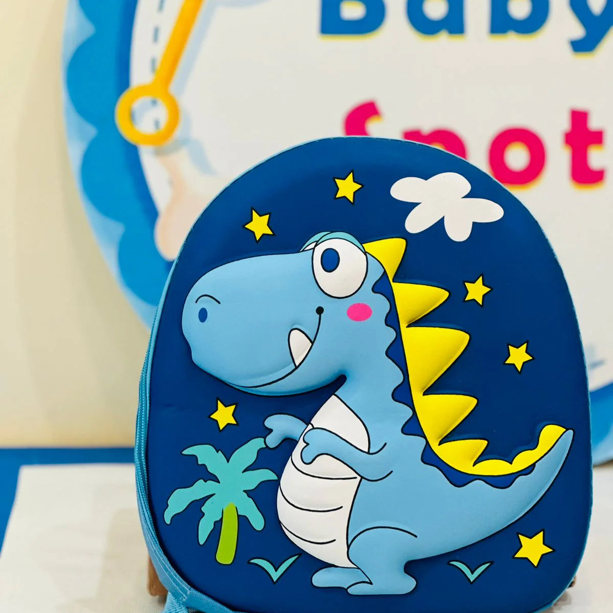 3d dino bag 12 Inches/ picnic bag/ prenursery bag