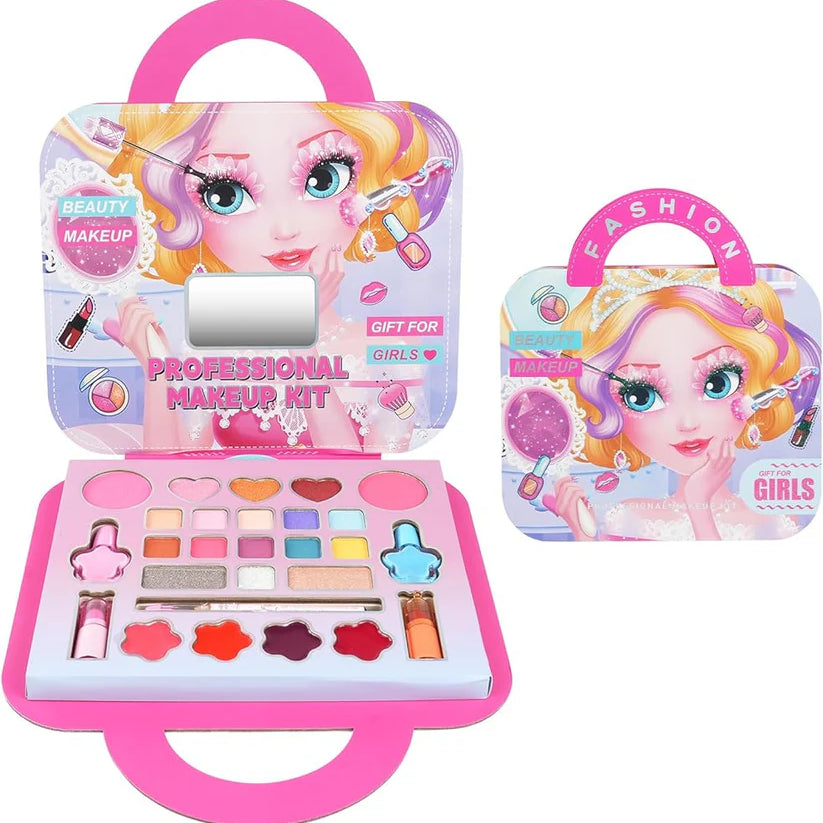 Kids Makeup Sets For Girls Toys, Children's Make-Up Box Kit