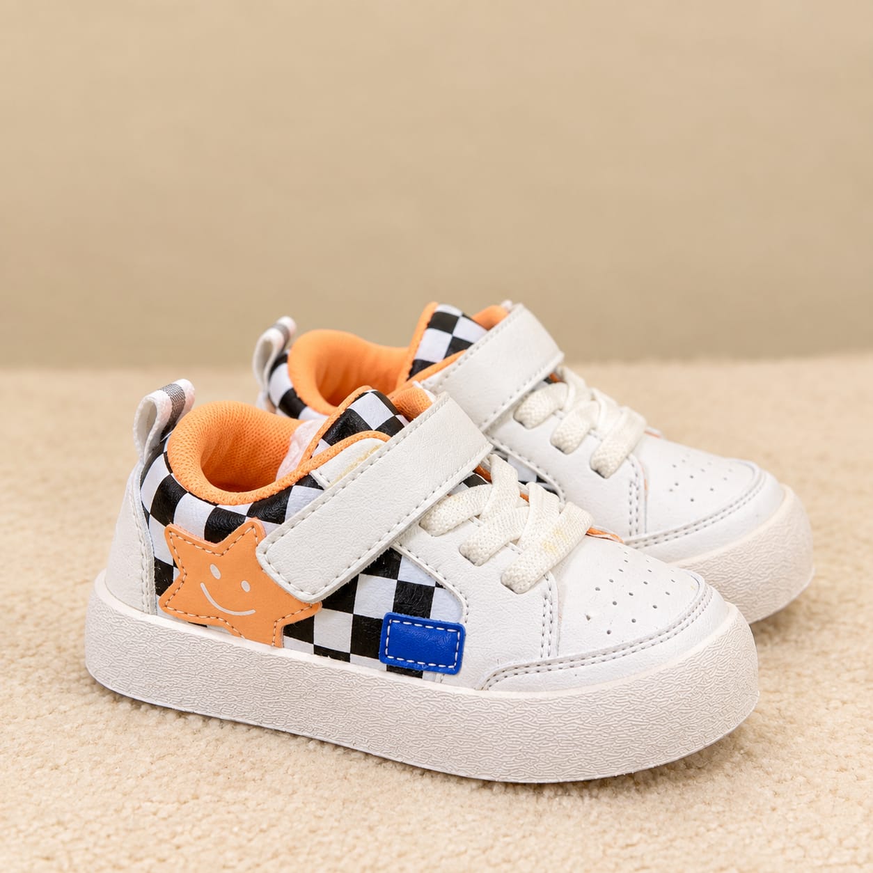 baby shoes, baby sneakers, toddler shoes, toddler sneakers, white baby shoes, beige baby shoes, velcro baby shoes, strap baby shoes, baby boy shoes, baby girl shoes, unisex baby shoes, infant sneakers, first walker shoes, walking shoes, kids footwear, baby footwear, casual baby shoes, lightweight baby shoes, comfortable baby shoes, imported baby shoes, premium baby shoes, cute baby shoes, trendy baby sneakers, neutral baby shoes, Little Spot, Baby Spot, MAXFIT