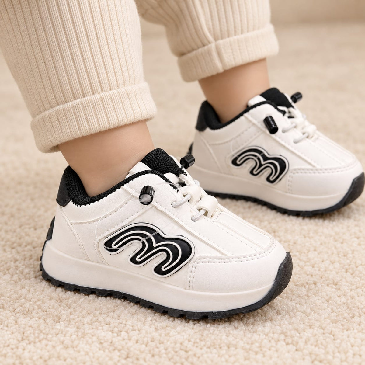 baby shoes, baby sneakers, toddler shoes, toddler sneakers, white baby shoes, beige baby shoes, velcro baby shoes, strap baby shoes, baby boy shoes, baby girl shoes, unisex baby shoes, infant sneakers, first walker shoes, walking shoes, kids footwear, baby footwear, casual baby shoes, lightweight baby shoes, comfortable baby shoes, imported baby shoes, premium baby shoes, cute baby shoes, trendy baby sneakers, neutral baby shoes, Little Spot, Baby Spot, MAXFIT