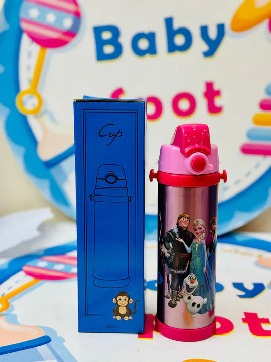 Elsa Frozen Theme hot and cool steel sipper