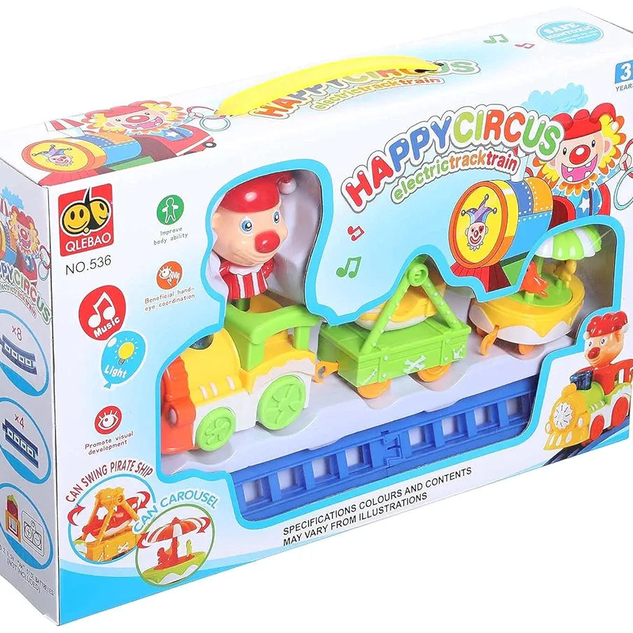 Happy Circus Train Track Toy 🚂🎪