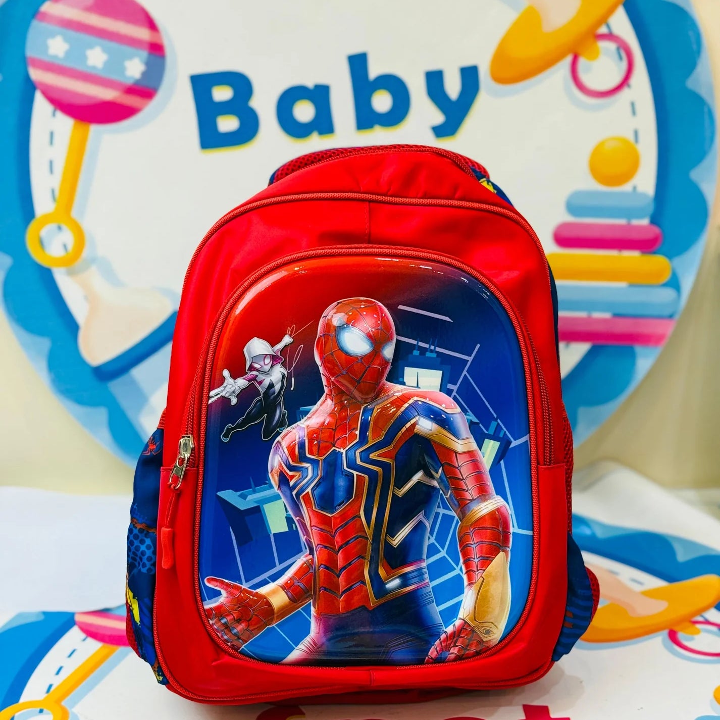 14 inches Spiderman imported school bag for playgroup/ nursery