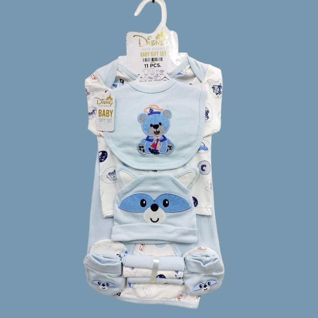 Baby 11 Pcs blended Stuff Starter Sets Collection 🧸❄️

Get your newborn ready for season with our premium 11-piece summer starter set! Designed for comfort, this collection is perfect for your little one's wardrobe.

💖 Premium quality summer material – Soft, cozy, and gentle on newborn skin

👶 Complete 11-piece set – Everything you need in one pack

❄️ Includes pajamas, shirts, mittens, caps, and more

🎨 Available in multiple colors and cute designs – Perfect for baby boys and girls

🌟 Ideal for 0-6 mo