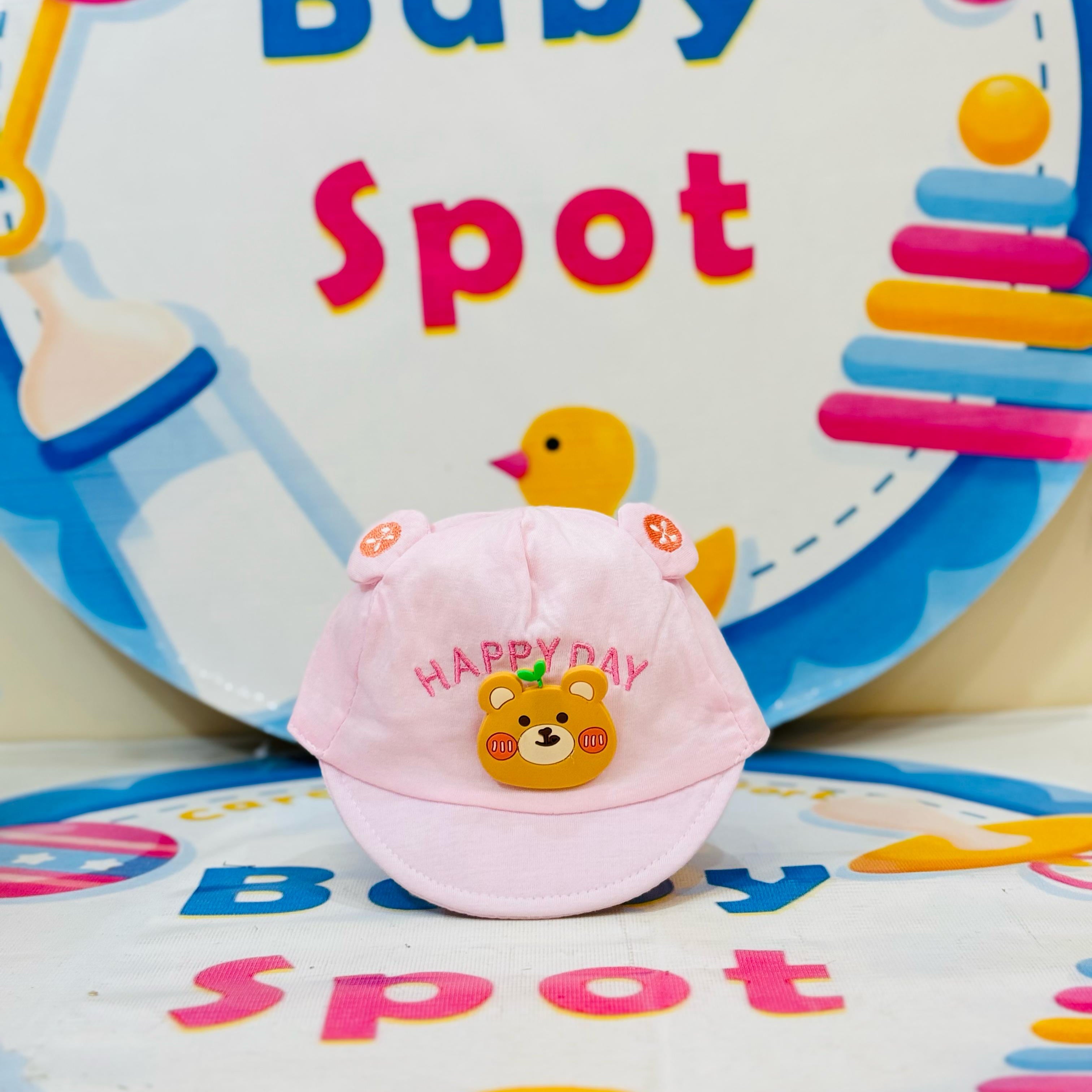 👶 Baby P-Cap Style Cotton Caps – Summer Essentials! ☀️

🔸 Trendy P-Cap Design – Stylish and practical caps to keep your baby cool and fashionable this summer.

🔸 Soft Cotton Material – Made with breathable, lightweight cotton, ensuring comfort for your baby's delicate skin.

🔸 Vibrant Color Options – Available in 4-5 beautiful colors to match any outfit.

🔸 Ideal Size – Perfect fit for babies aged 0-6 months, ensuring both comfort and style.

🔸 Sun Protection – Shields your baby's head from harsh sunl