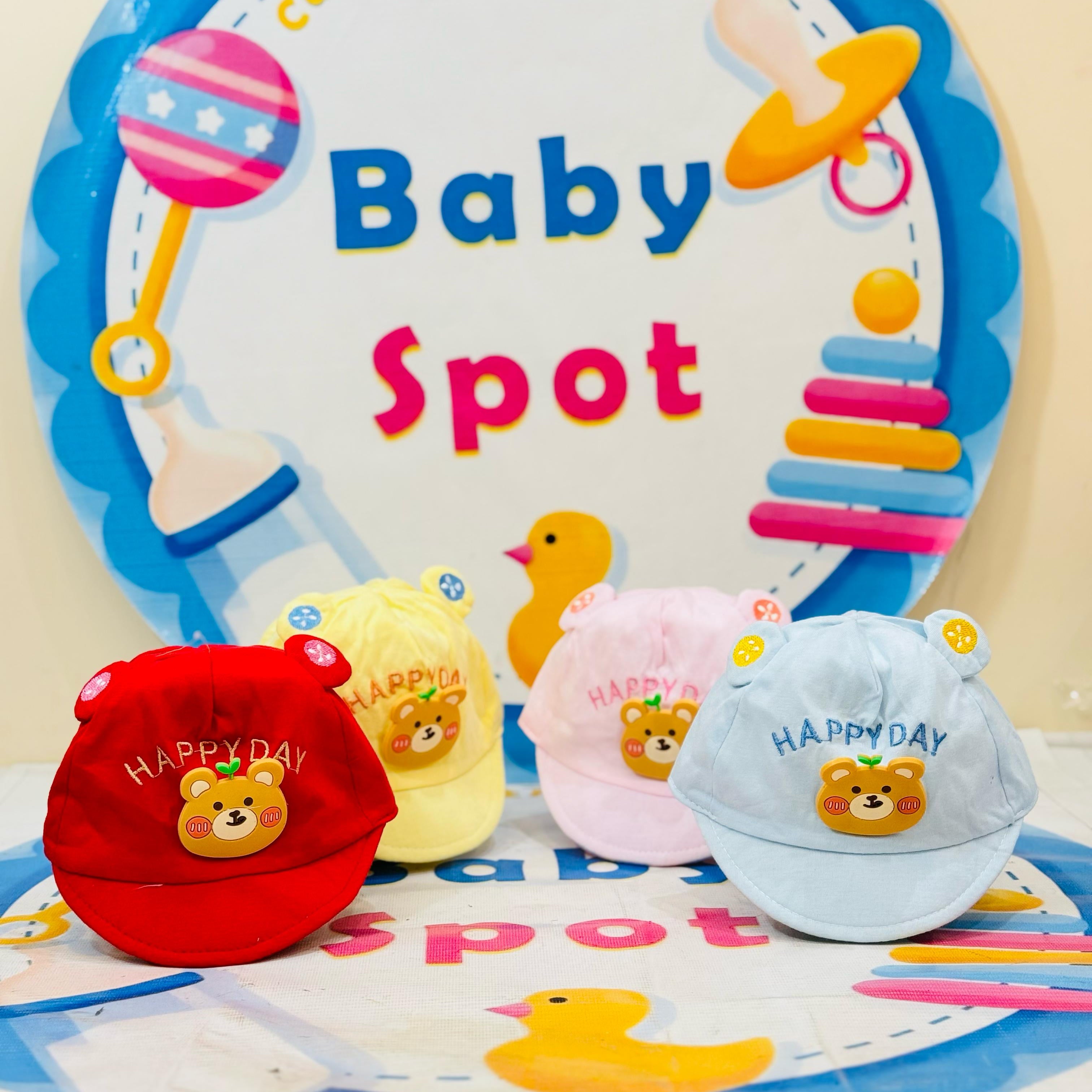 👶 Baby P-Cap Style Cotton Caps – Summer Essentials! ☀️

🔸 Trendy P-Cap Design – Stylish and practical caps to keep your baby cool and fashionable this summer.

🔸 Soft Cotton Material – Made with breathable, lightweight cotton, ensuring comfort for your baby's delicate skin.

🔸 Vibrant Color Options – Available in 4-5 beautiful colors to match any outfit.

🔸 Ideal Size – Perfect fit for babies aged 0-6 months, ensuring both comfort and style.

🔸 Sun Protection – Shields your baby's head from harsh sunl