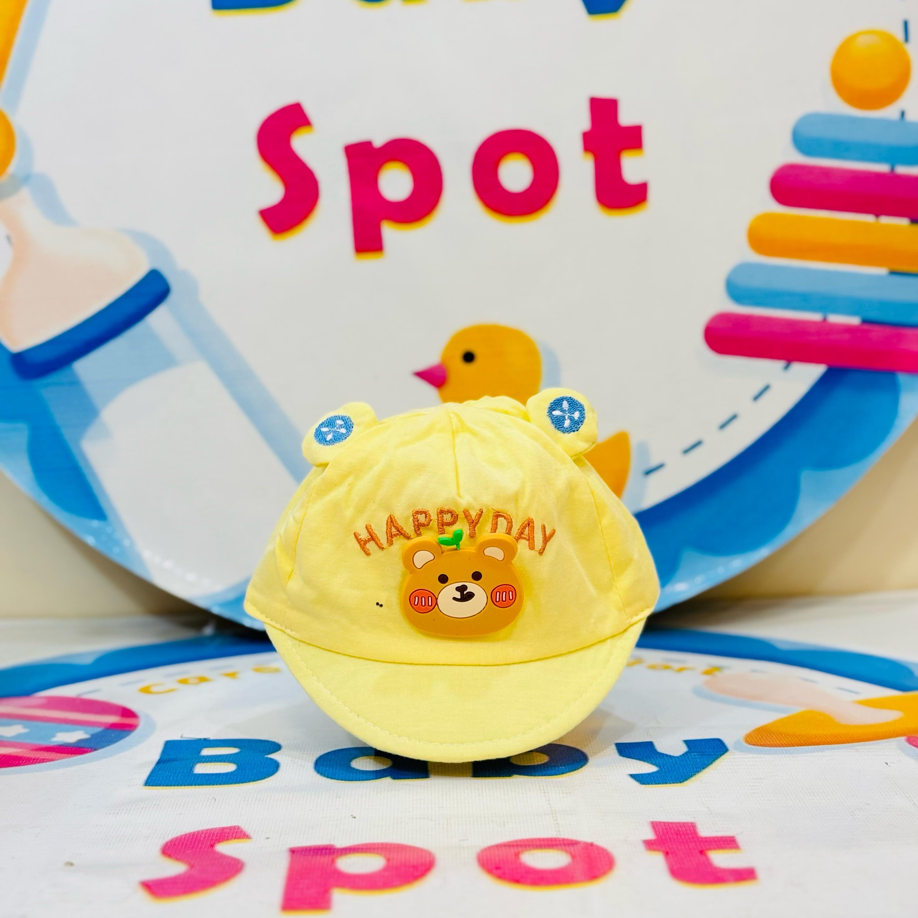 👶 Baby P-Cap Style Cotton Caps – Summer Essentials! ☀️

🔸 Trendy P-Cap Design – Stylish and practical caps to keep your baby cool and fashionable this summer.

🔸 Soft Cotton Material – Made with breathable, lightweight cotton, ensuring comfort for your baby's delicate skin.

🔸 Vibrant Color Options – Available in 4-5 beautiful colors to match any outfit.

🔸 Ideal Size – Perfect fit for babies aged 0-6 months, ensuring both comfort and style.

🔸 Sun Protection – Shields your baby's head from harsh sunl