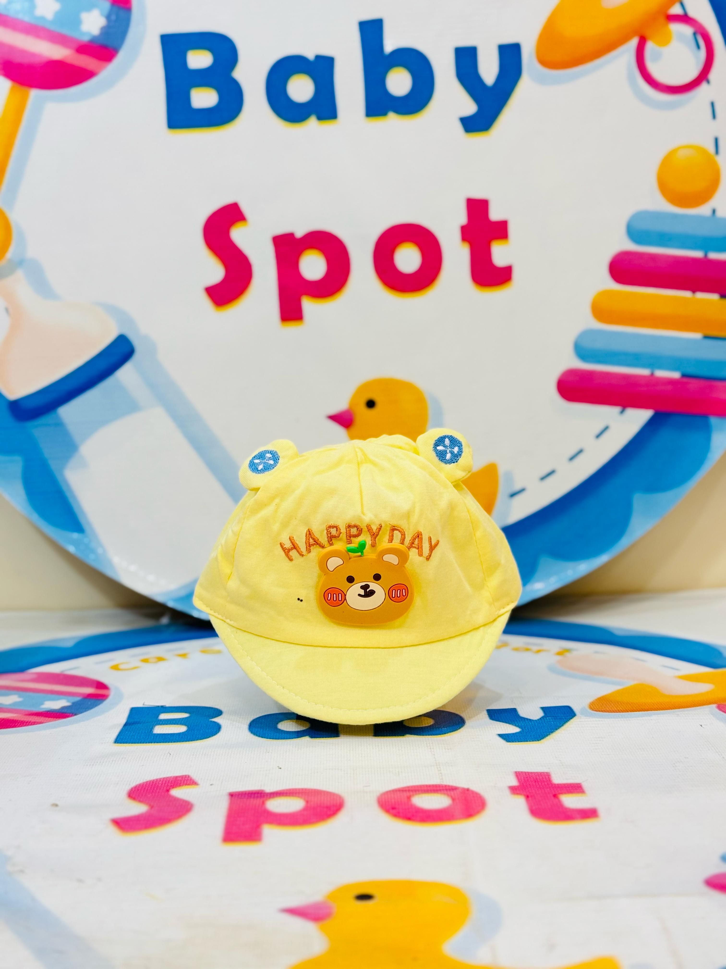 👶 Baby P-Cap Style Cotton Caps – Summer Essentials! ☀️

🔸 Trendy P-Cap Design – Stylish and practical caps to keep your baby cool and fashionable this summer.

🔸 Soft Cotton Material – Made with breathable, lightweight cotton, ensuring comfort for your baby's delicate skin.

🔸 Vibrant Color Options – Available in 4-5 beautiful colors to match any outfit.

🔸 Ideal Size – Perfect fit for babies aged 0-6 months, ensuring both comfort and style.

🔸 Sun Protection – Shields your baby's head from harsh sunl