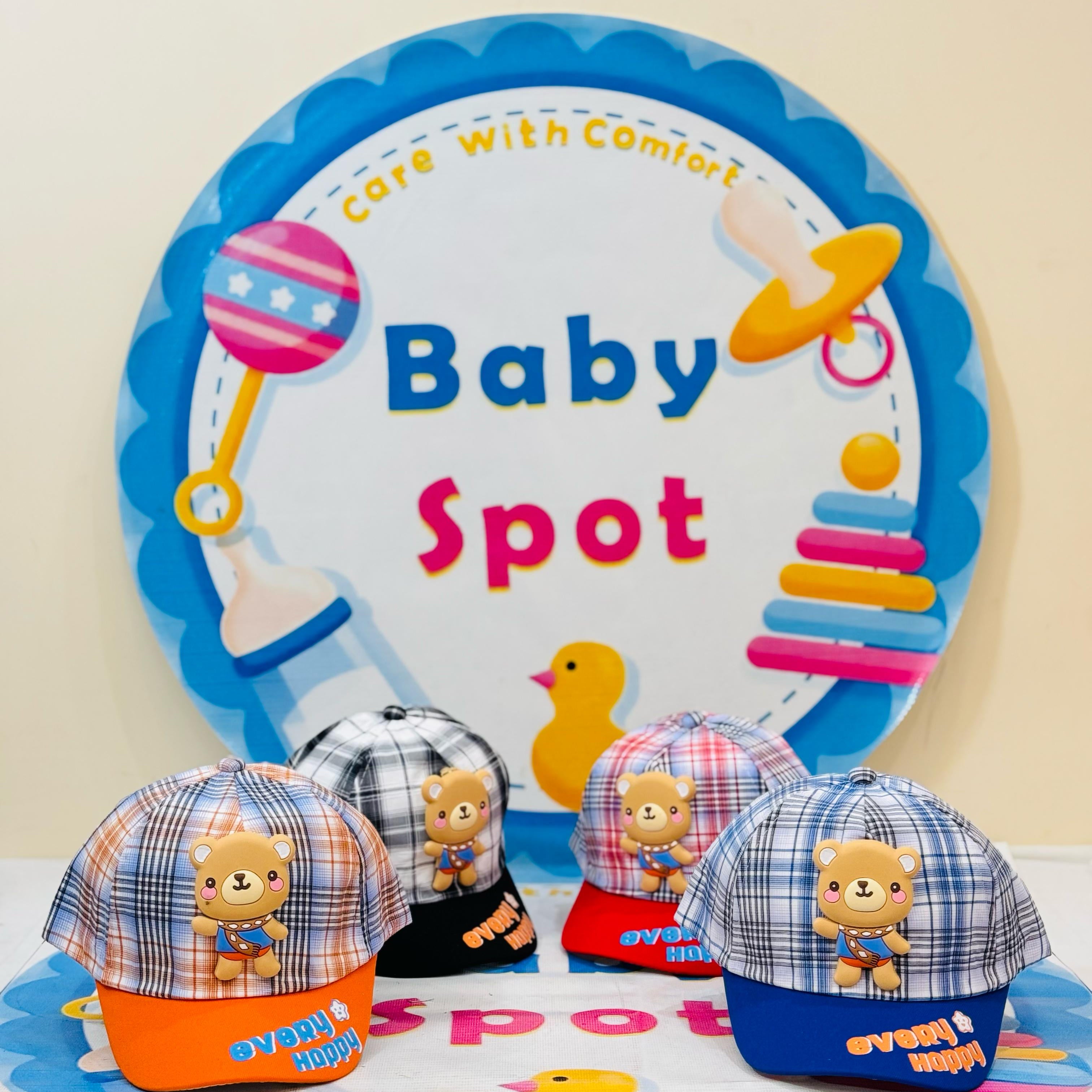 👶 Adorable Baby P-Cap Style Cotton Caps – Summer Must-Have! ☀️

Keep your little one cool, comfy, and oh-so-stylish with our Baby P-Cap Style Cotton Caps! Perfect for sunny days, outdoor adventures, or just a cute everyday look.

Why Choose Our Baby P-Caps?

🔸 Stylish & Practical – Combines fashion with functionality, keeping your baby looking adorable while providing essential sun protection.
🔸 Soft Cotton Comfort – Crafted from breathable, lightweight cotton that’s gentle on delicate baby skin.
🔸 Vibr