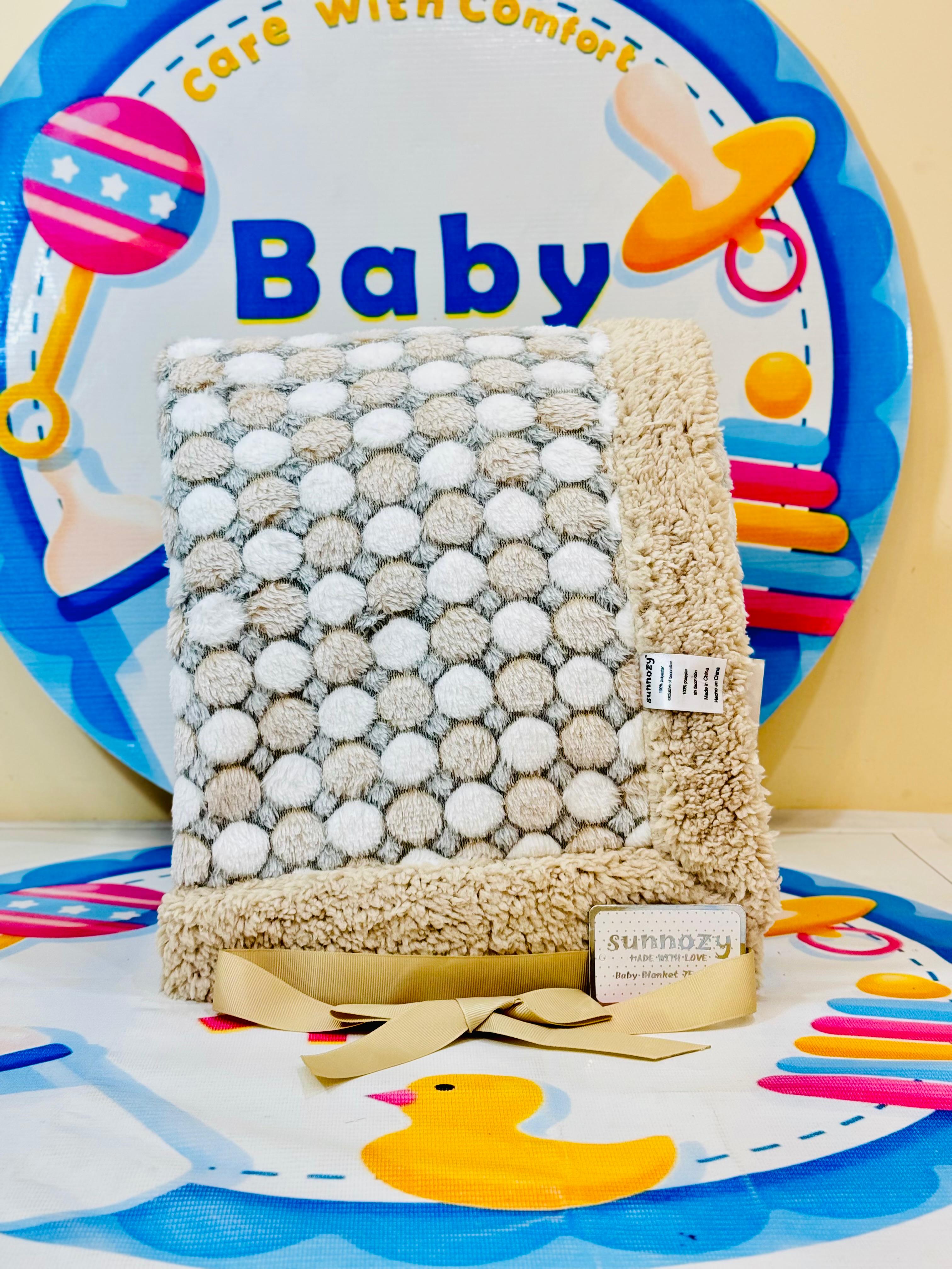 Sunnozy Branded Baby Blanket Shawls/AC Blankets – Premium Collection

Product Features:

🛏️ Premium Quality Material: Super soft and gentle on your baby’s sensitive skin, ensuring maximum comfort.

📏 Size: 75 x 110 cm – perfectly sized for swaddling, crib, stroller, or travel.

🌟 Versatile Usage: Ideal as an AC blanket, swaddling shawl, or cozy wrap for all seasons.

🎨 Elegant Designs: Beautifully crafted to add a touch of style to your baby’s essentials.

🧼 Easy Care: Machine washable and durable for 