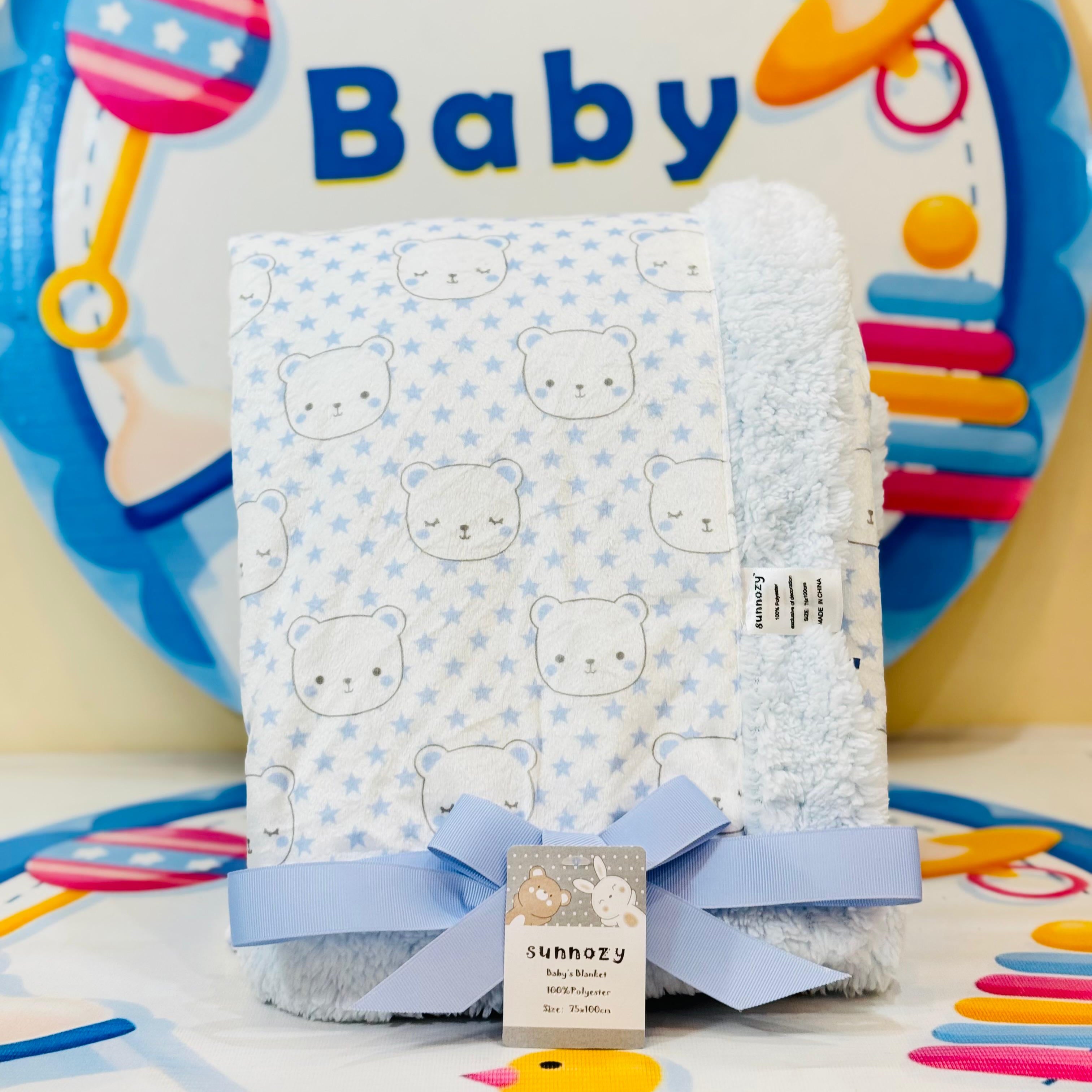 Sunnozy Branded Baby Blanket Shawls/AC Blankets – Premium Collection

Product Features:

🛏️ Premium Quality Material: Super soft and gentle on your baby’s sensitive skin, ensuring maximum comfort.

📏 Size: 75 x 110 cm – perfectly sized for swaddling, crib, stroller, or travel.

🌟 Versatile Usage: Ideal as an AC blanket, swaddling shawl, or cozy wrap for all seasons.

🎨 Elegant Designs: Beautifully crafted to add a touch of style to your baby’s essentials.

🧼 Easy Care: Machine washable and durable for 