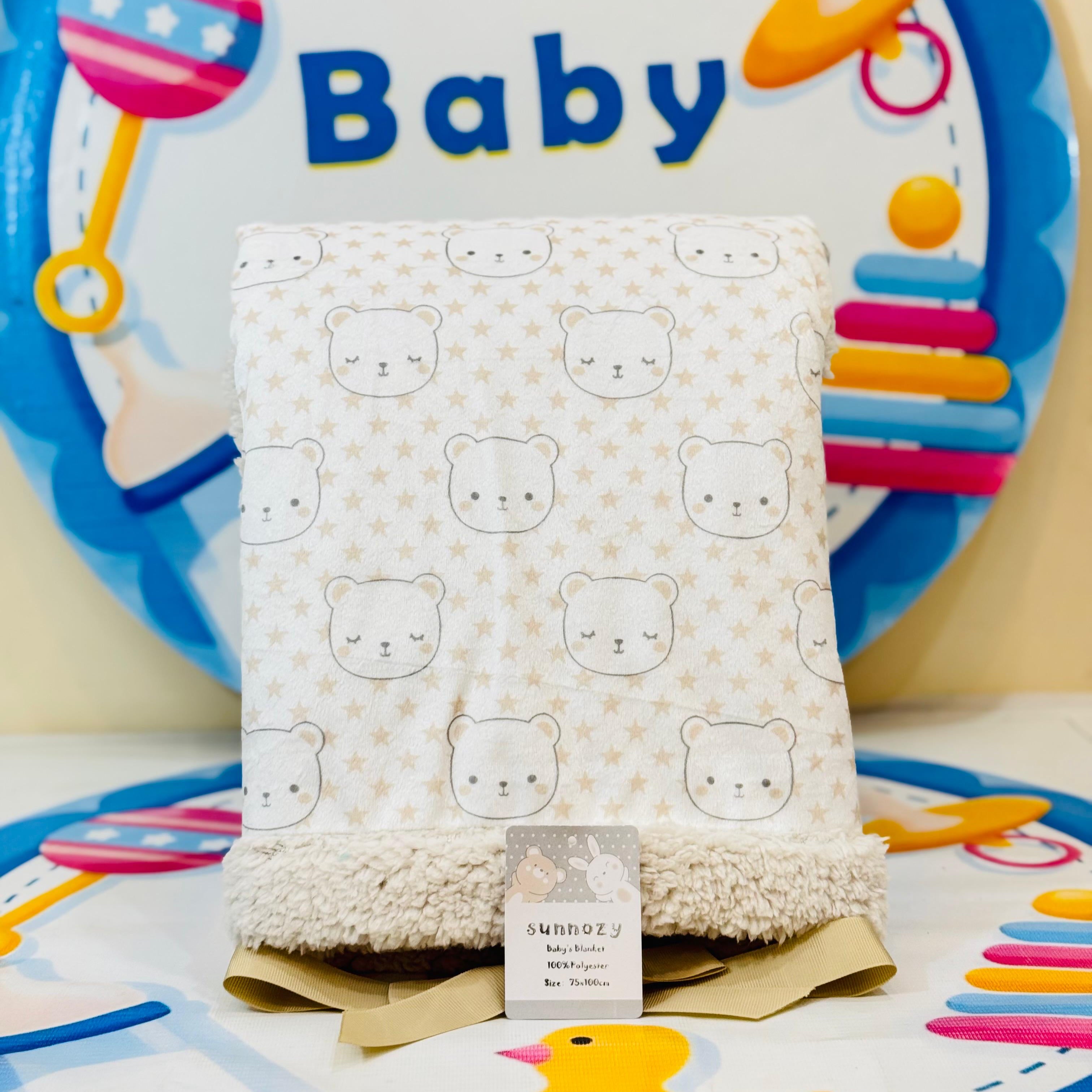Sunnozy Branded Baby Blanket Shawls/AC Blankets – Premium Collection

Product Features:

🛏️ Premium Quality Material: Super soft and gentle on your baby’s sensitive skin, ensuring maximum comfort.

📏 Size: 75 x 110 cm – perfectly sized for swaddling, crib, stroller, or travel.

🌟 Versatile Usage: Ideal as an AC blanket, swaddling shawl, or cozy wrap for all seasons.

🎨 Elegant Designs: Beautifully crafted to add a touch of style to your baby’s essentials.

🧼 Easy Care: Machine washable and durable for 