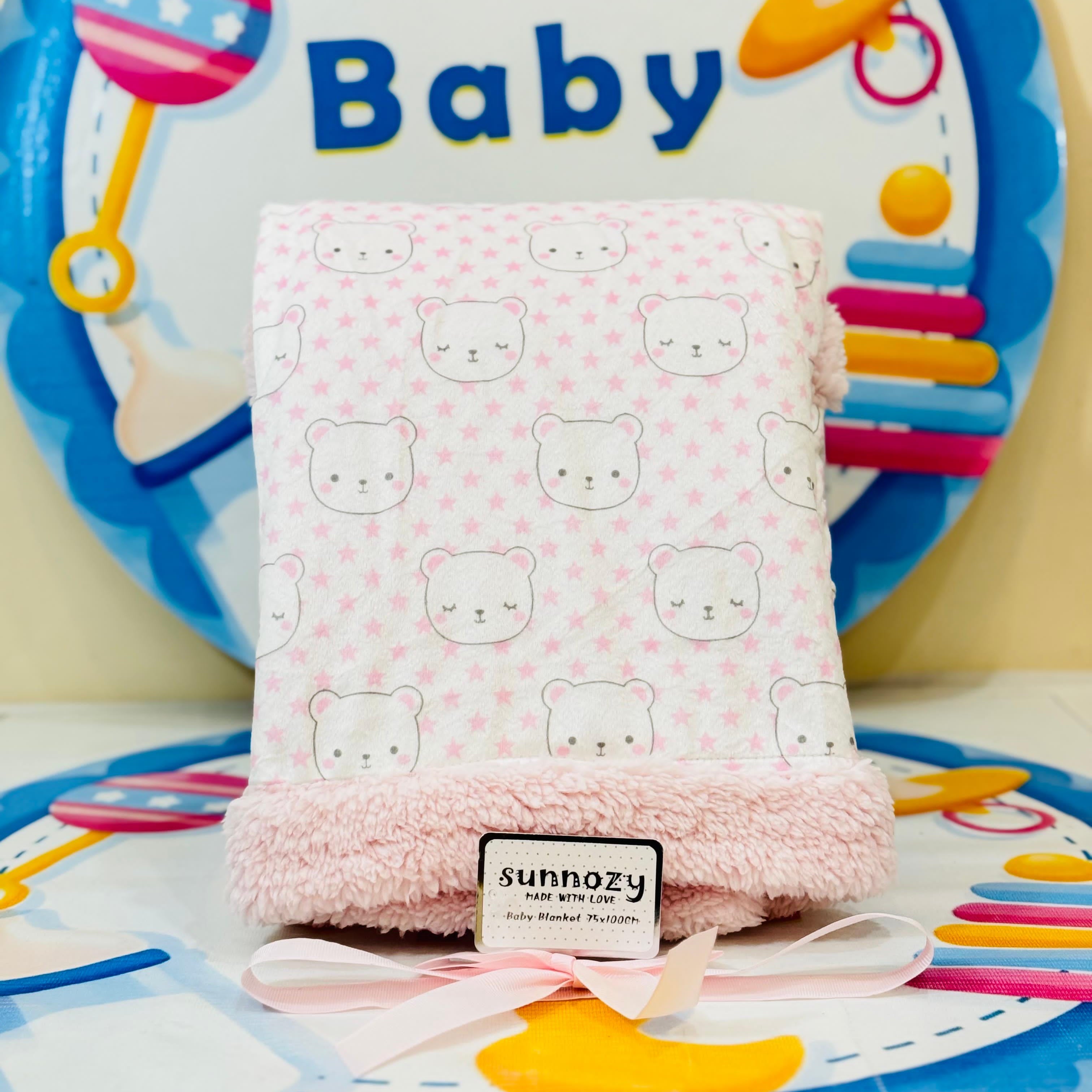 Sunnozy Branded Baby Blanket Shawls/AC Blankets – Premium Collection

Product Features:

🛏️ Premium Quality Material: Super soft and gentle on your baby’s sensitive skin, ensuring maximum comfort.

📏 Size: 75 x 110 cm – perfectly sized for swaddling, crib, stroller, or travel.

🌟 Versatile Usage: Ideal as an AC blanket, swaddling shawl, or cozy wrap for all seasons.

🎨 Elegant Designs: Beautifully crafted to add a touch of style to your baby’s essentials.

🧼 Easy Care: Machine washable and durable for 