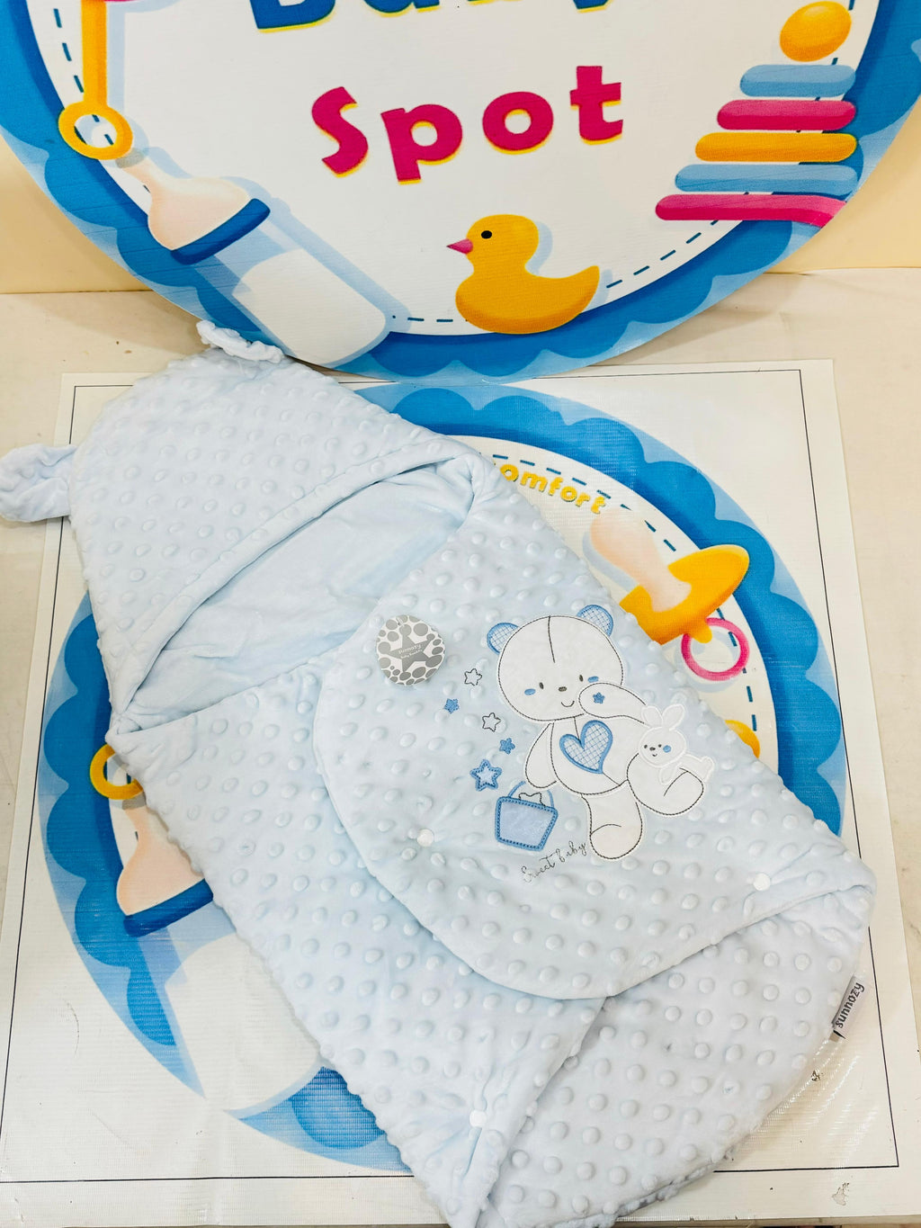 Premium Branded Baby Sleeping Bag/Carry Nest Collection

Product Features:

🌟 Luxurious Comfort: Premium range baby sleeping bags/carry nests for a cozy and secure experience.

🎨 Beautiful Color Options: Available in elegant pink, blue, and white to match your baby’s style.

🧵 Soft & Durable Material: Made with high-quality fabric that ensures warmth and long-lasting use.

🛏️ Perfect for Swaddling: Keeps your baby snug and comfortable during naps or outings.

🎁 Ideal Gift: A thoughtful present for newb